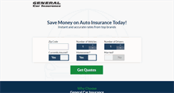 Desktop Screenshot of general-car-insurance.com